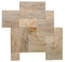 Scabos Travertine Tumbled Exterior Pool Paver Versailles  1 1/4"